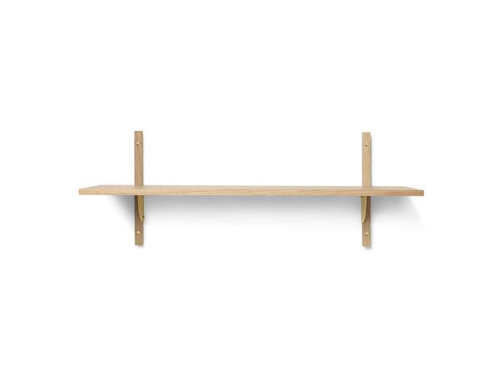Ferm Living Sector Wandregal L/S Eiche-Messing