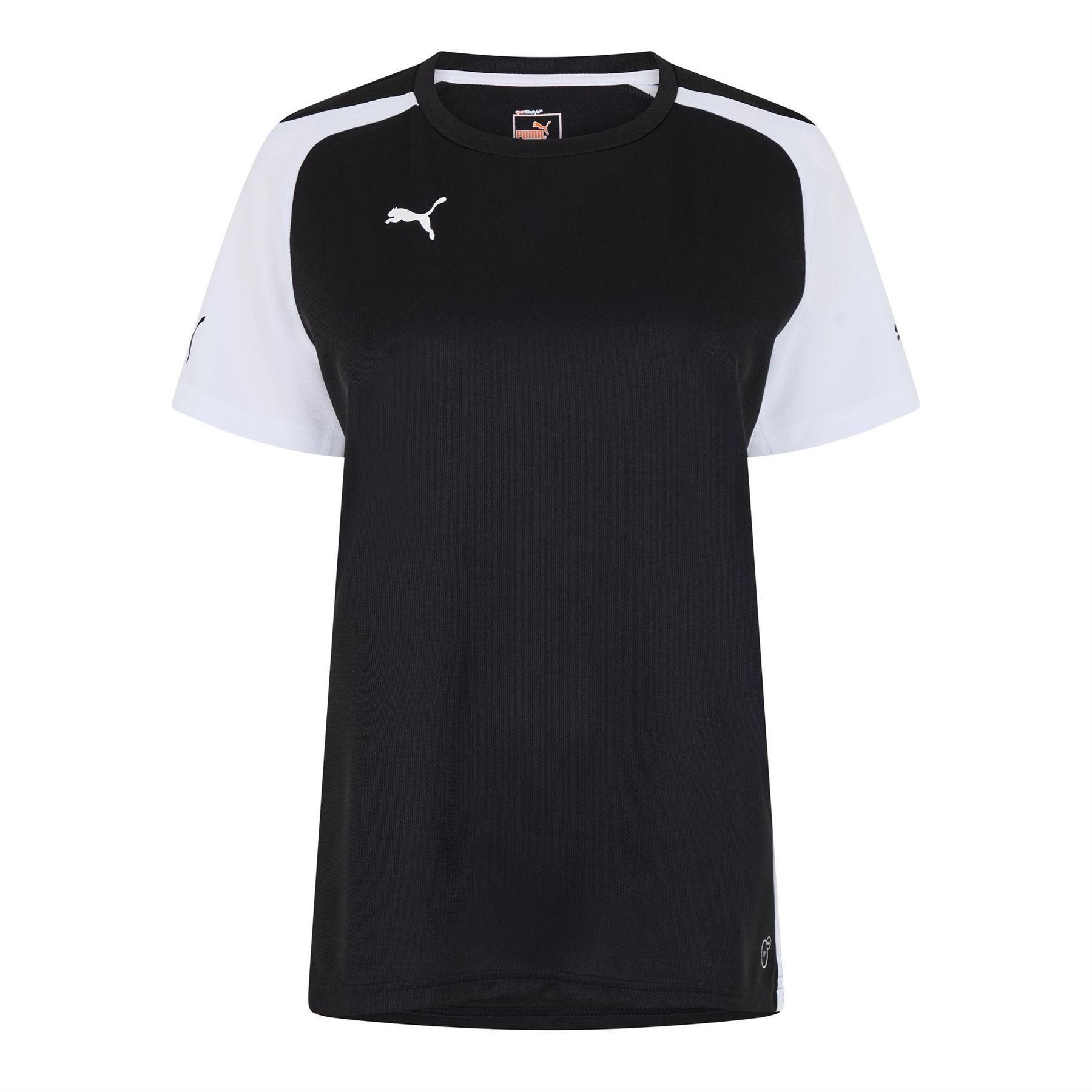Puma Dames Speed T-shirt met Korte Mouwen (Zwart/Wit)