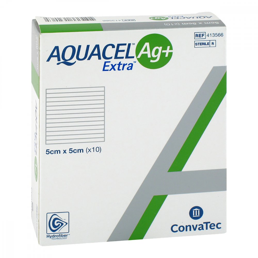 ConvaTec (Germany) GmbH Aquacel Ag+ Extra 5x5 cm Kompressen 10203856
