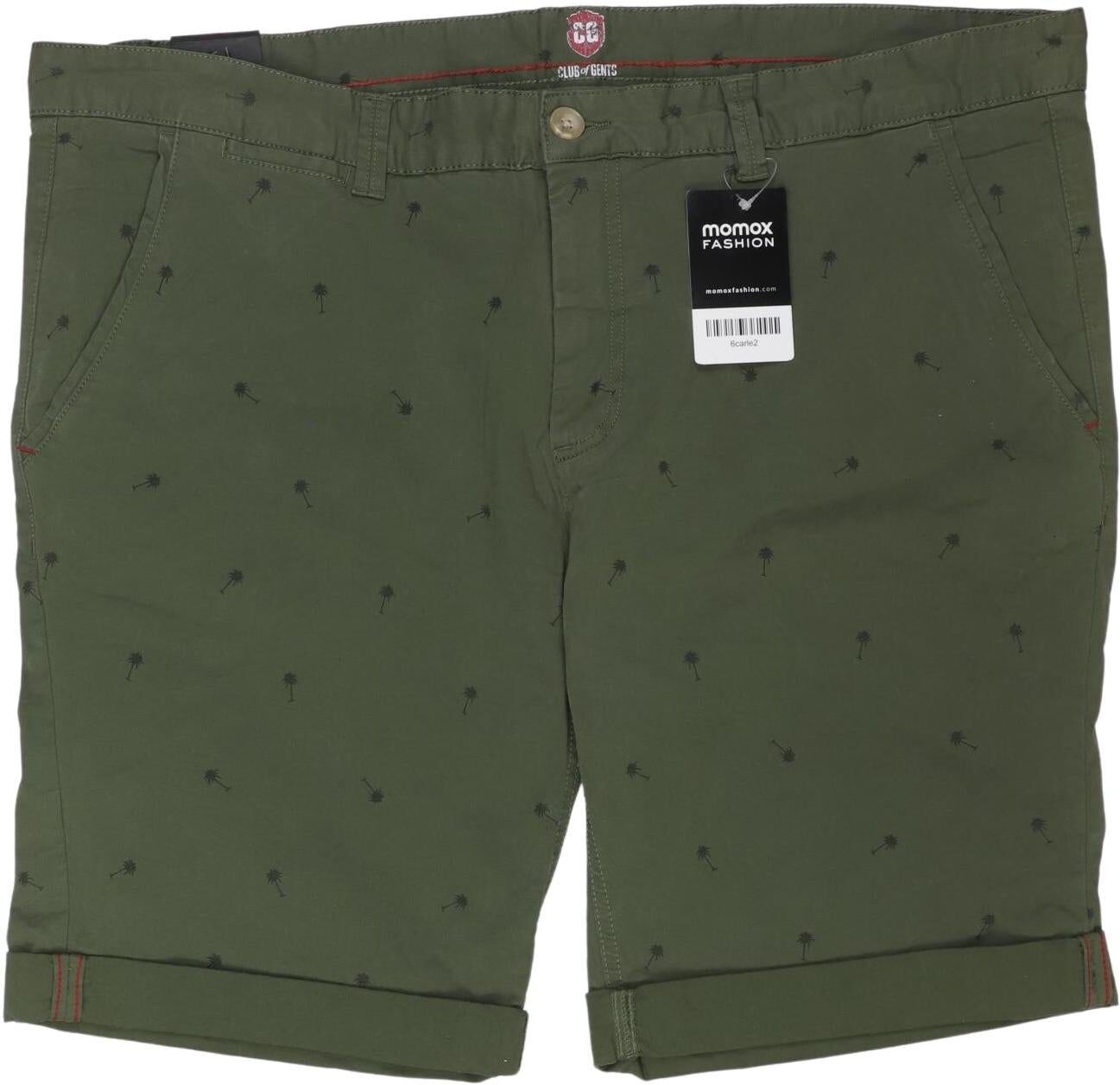 Carl Gross Herren Shorts, Grün, Gr. EU 56, Baumwolle / Elasthan - Second Hand