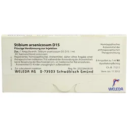 Stibium Arsenicosum D 15 Ampullen 8X1 ml