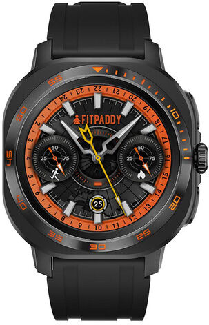 Fitpaddy FitWatch Pro 3,63 cm (1.43'') AMOLED Digitale 466 x 466 Pixel Touch screen Nero