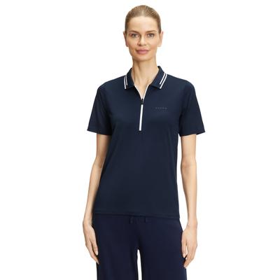 T-Shirt FALKE "FALKE T-Shirt", Damen, Gr. S, blau (space blau (6116)), Shirts T-Shirt