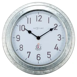 Wanduhr Poppy Silberfarben