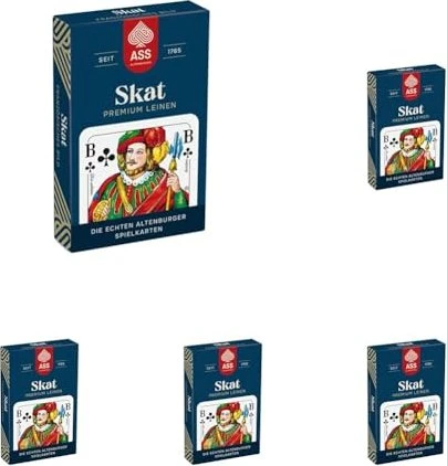 ASS ALTENBURGER Skat Premium Leinen Kartenspiel, 1 St.