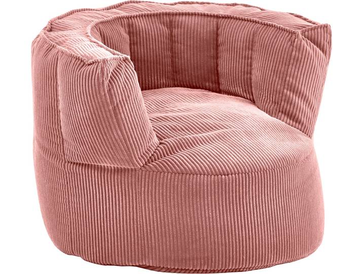 MID.YOU Sitzsack groß SNUGGLE, rosa, Polyester
