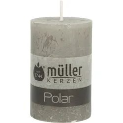 Stumpenkerze POLAR kaschmir (DH 5,80x9 cm) - DH 5,80x9 cm