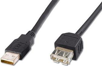 PremiumCord KUPAA3BK USB A naar USB A kabel, 3 meter, USB 2.0, zwart