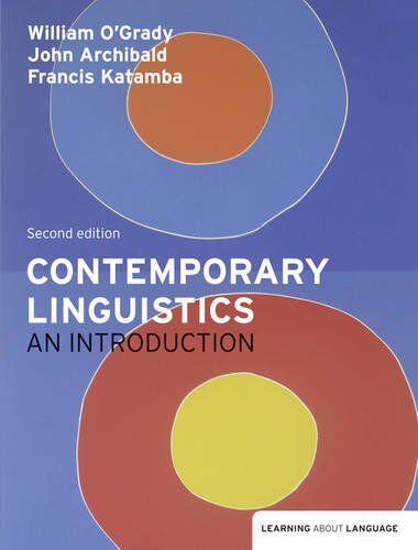 William O'Grady - Contemporary Linguistics: An Introduction (Learning About Language) - Preis vom 13.10.2026 19:28:25 h