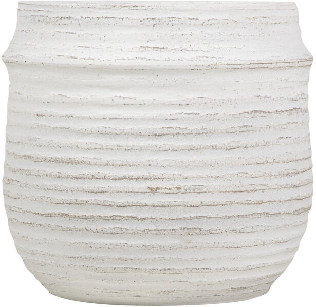 Brambly Cottage WHITE CERAMIC POT White 33cm H x 34cm W x 34cm D