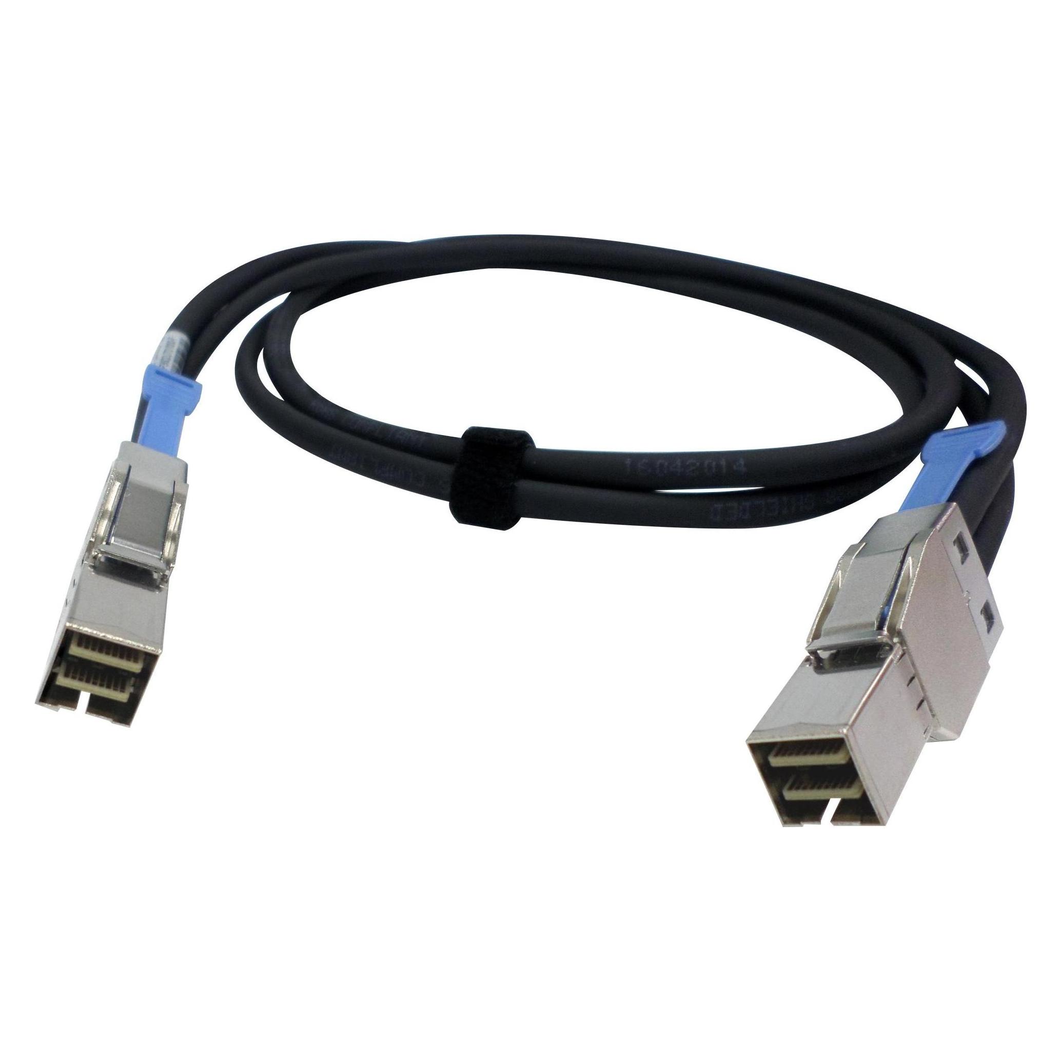 QNAP Mini-SAS Kabel SFF-8644 zu SFF-8644 0.5m (CAB-SAS05M-8644)