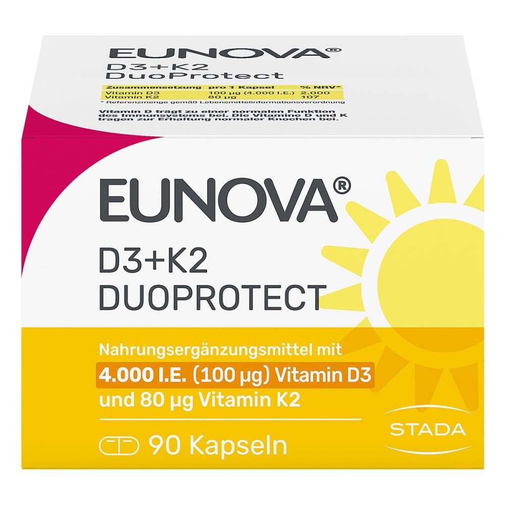 STADA Consumer Health Deutschland GmbH Eunova DuoProtect Vitamin D3+K2 4000IE/80UG 14133561