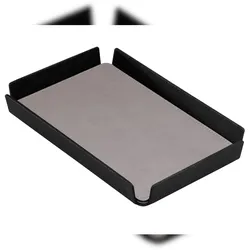 Stil Casa Stil Haus, Set 6 Tabletts pro Hotelzimmer, Innenraum aus Polyurethan gepaart, 17x11 cm, rosa Farbe.