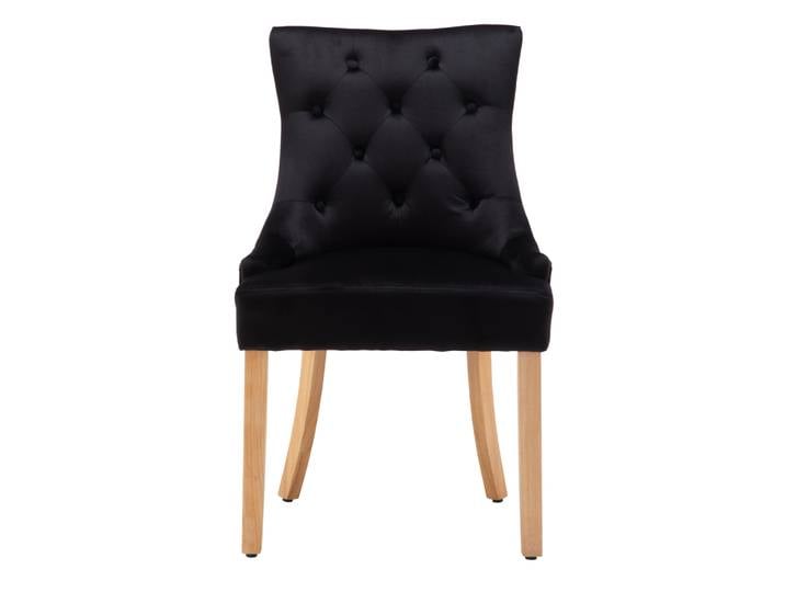 Stuhl, Ergonomisch, Schwarz, 56×63×91 cm, 2er-Set, Modern, Möbilia