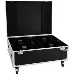 Roadinger Flightcase 4x THA-250F (Zubehör), Audio Racks + Cases, Schwarz, Braun