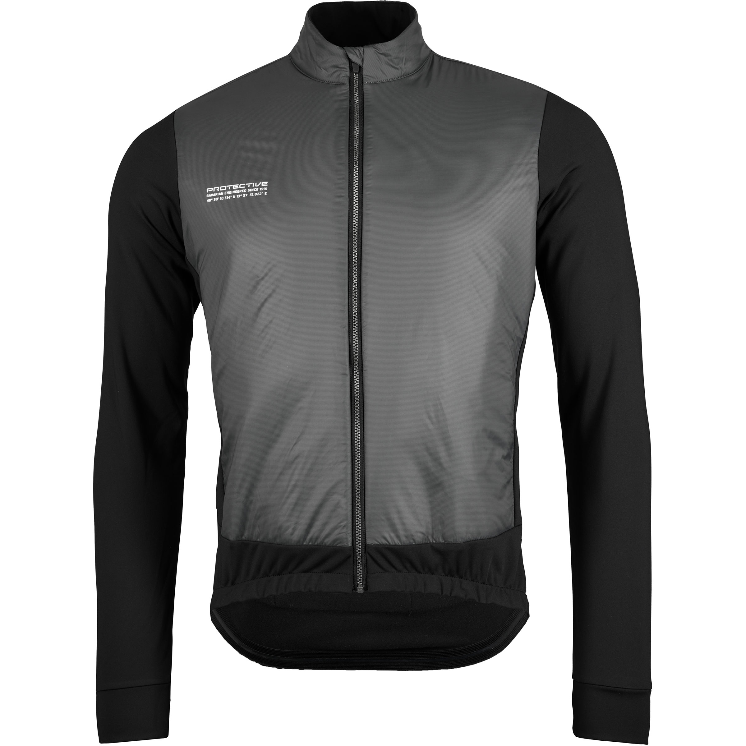 Protective White Marble Herren Kunstfaserjacke schwarz Größe XL Gravel Isolierend Wasserabweisend