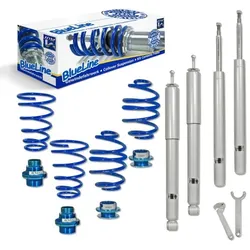 BlueLine Gewindefahrwerk passend für  3er Touring (E30) 316, 316i, 318i, 320i, 323i, 325i und 324D / TD Baujahr 1988 - 03.1995
