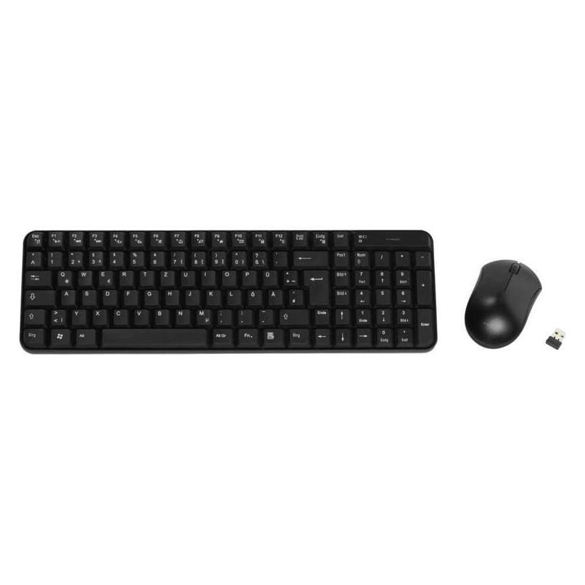 Vivanco Wireless Desktop Set 2.4GHZ (DE, Kabellos) (VVITKEYSETBTK)