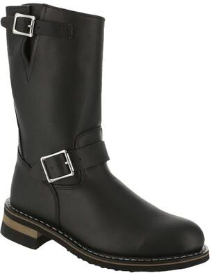 "Work America Men's 11"" Wellington - 9 Black Boot E"