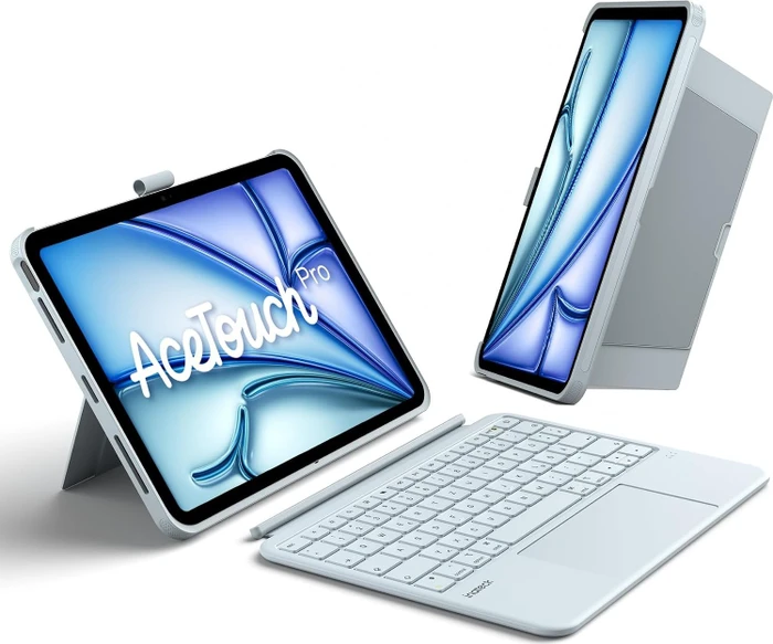 inateck Keyboard H?lle f?r iPad 11" QWERTZ blue