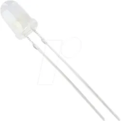5034W2D-EHE-A - LED 5mm, bedrahtet, weiß, 800 mcd, 60°
