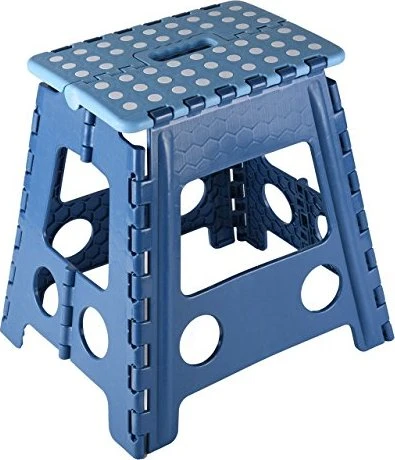 Kesper Plastic Hocker hoch blau