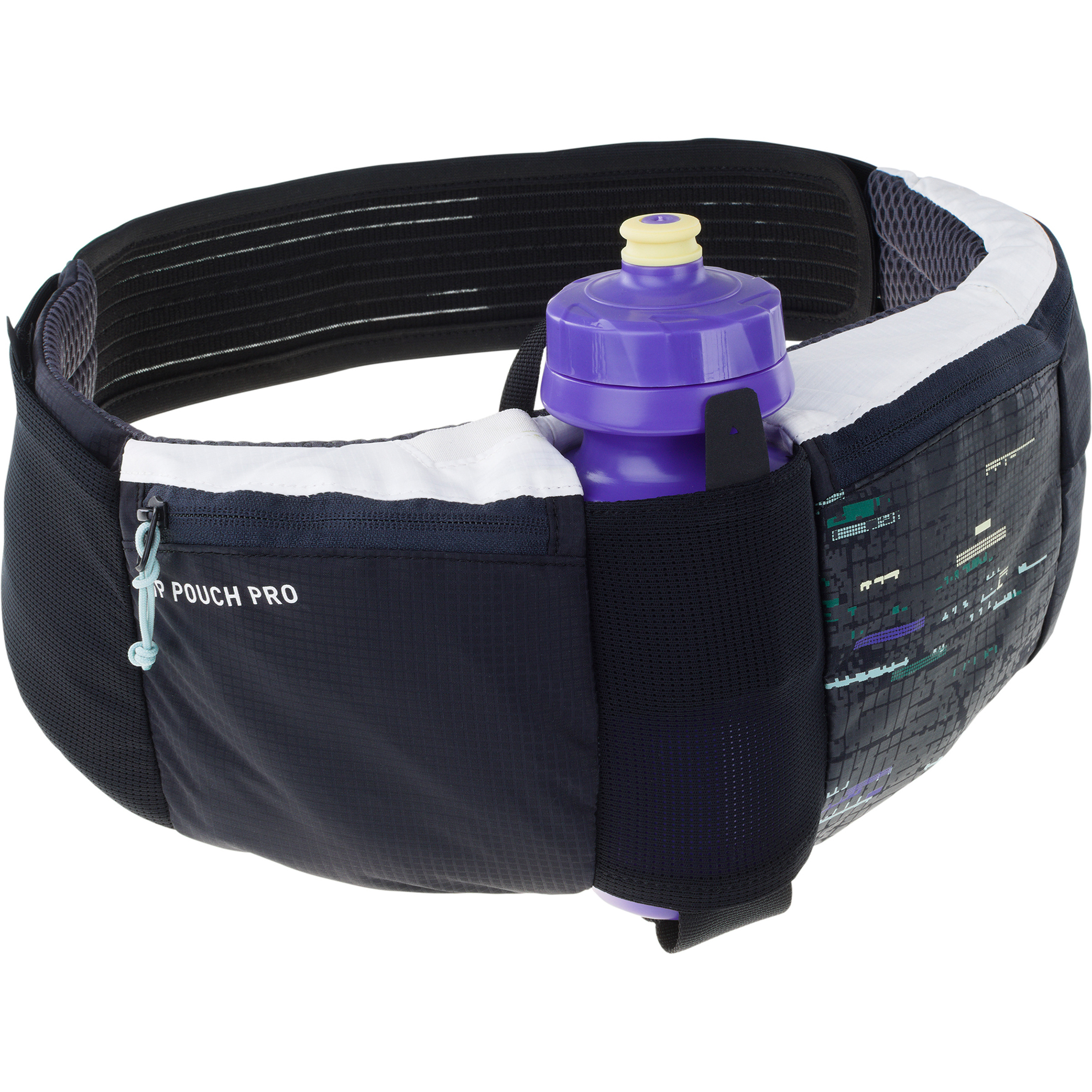 Evoc Hip Pouch Pro Hüfttasche +Trinkflasche 0,55l Fahrradtaschen schwarz Größe 1L Mountainbike Wasserabweisend