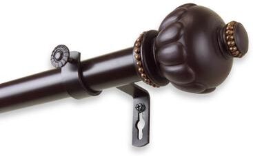 InStyleDesign Sandro 1-inch Adjustable Curtain Rod
