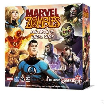 Asmodee - Marvel Zombies: Fantastic 4 – Under Siege uitbreiding voor het bordspel