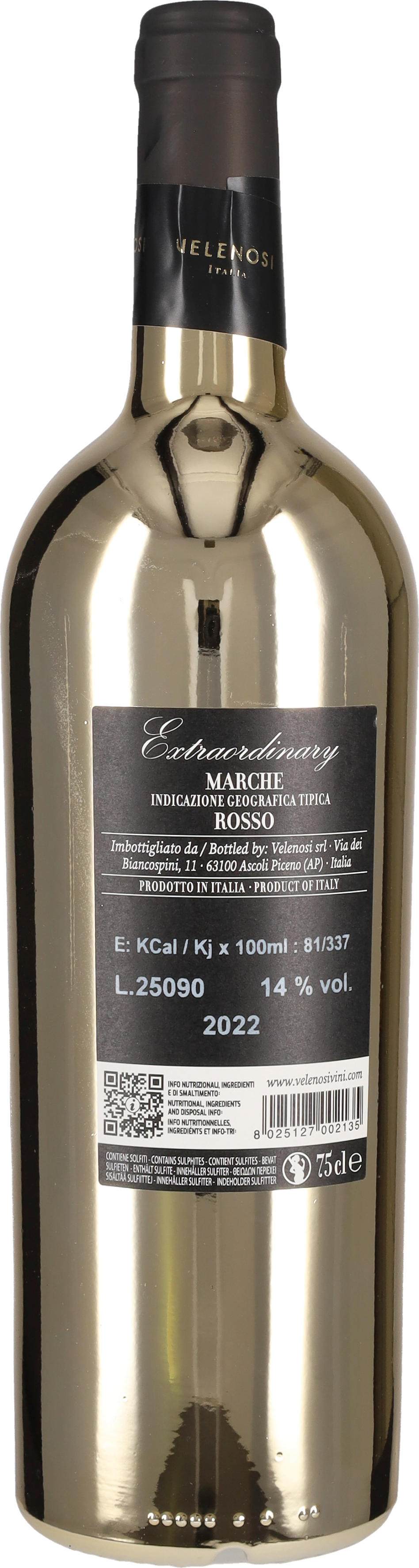 Rosso 'Extraordinary' Velenosi 2023
