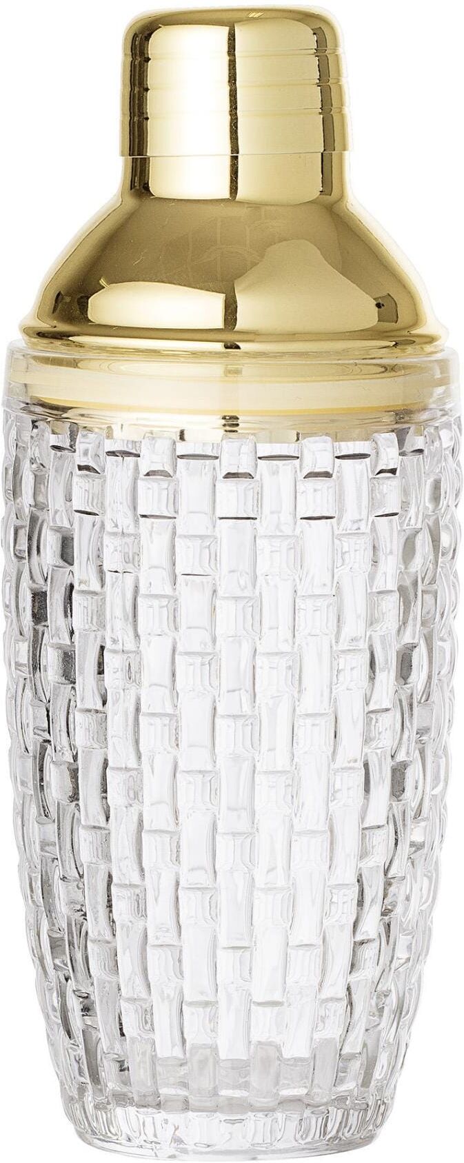 BLOOMINGVILLE Cocktail Shaker "Drink Mixer 0.39 l", gold, H:22cm Ø:8,5cm, Shaker, Cocktail Shaker gold Einheitsgröße