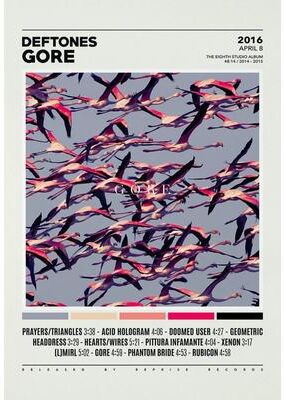 Uplift Picks Deftones Album Cover Canvas Poster Music Wall Art Print 02 50x70 Cm