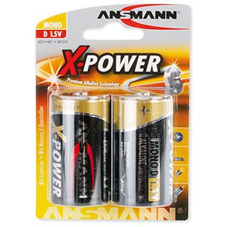 ANSMANN X-Power LR20 Alkaline D Mono Batterie 1.5 V 2er Pack