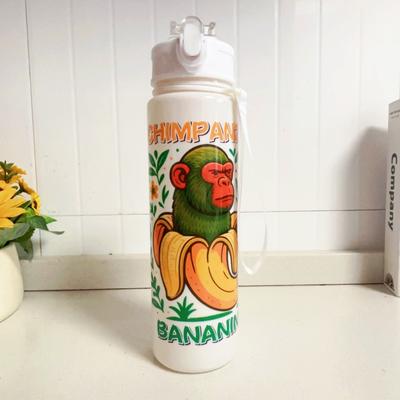 Uplifted Trends Italian Brainrot Cartoon Water Bottle Fun Outdoor Sports Cup For Active Lifestyles blue