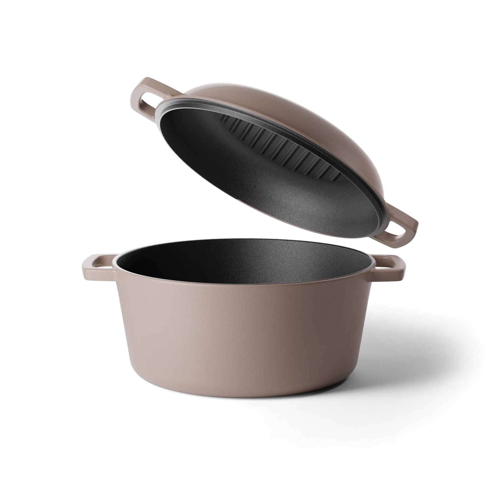 Cook & Pan 2 in 1 Gietijzeren Braadpan Taupe of Mind