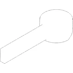 Dornbracht Hebel EHM Kueche - platin 092079040-06 platin matt