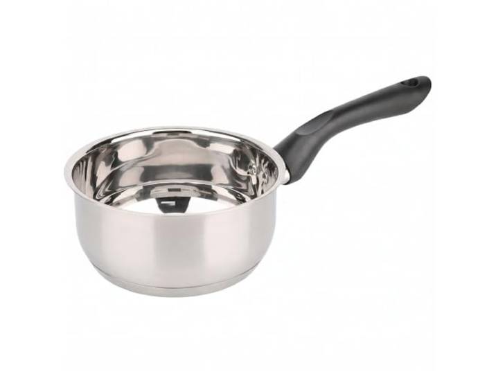 Baumalu - Casserole Primo Inox - Ø 20 cm - Tous Feux Induction Triple fond diffuseur inox/alu/inox à chaleur homogène\, manche fixe bakélite ; ragoûts et riz au lait\, compatible induction