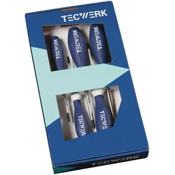 Tecwerk, Schraubenzieher, Schraubendrehersatz (Schlitz)
