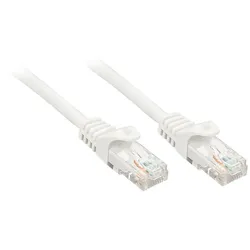 LINDY Patchkabel Cat6 U/UTP Basic weiß 0.50m
