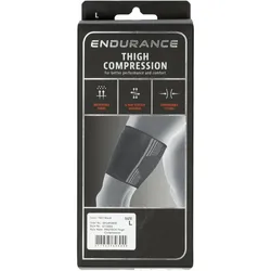 ENDURANCE Protech Oberschenkelkompression 1001 - black S