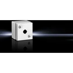 Rittal Tastergehäuse aus Edelstahl SM 2384.010 Ausbrüche 1 BxHxT 100mm x 100mm x 90mm