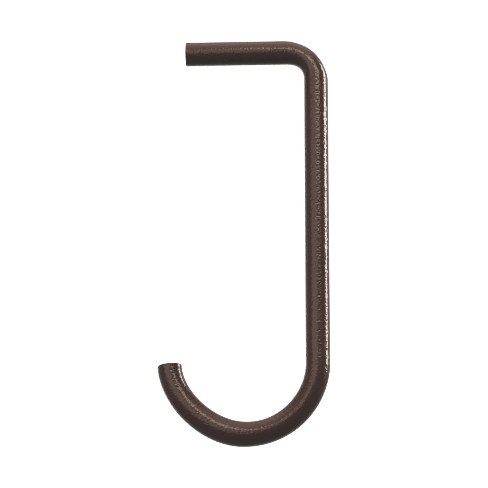 String J-haak 5-pack Donkerbruin van Plastic