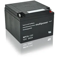 Multipower MPC26-12I 26Ah AGM-Batterie