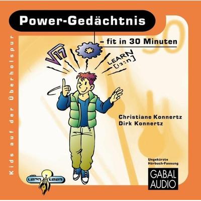Power-Gedächtnis - fit in 30 Minuten - Dirk Konnertz,Christiane Sauer, Audio, 9783862003143
