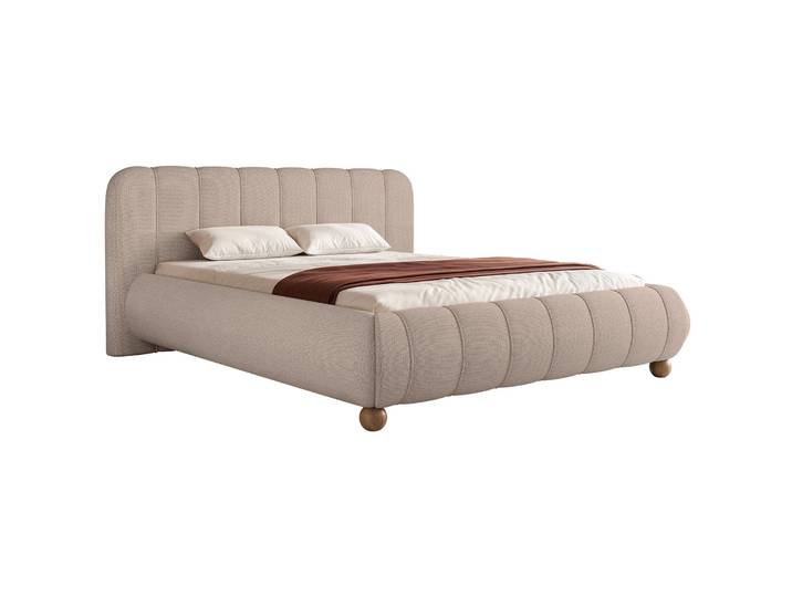 Polsterbett 200x200 cm Malunna mit Stauraum, Metallrahmen,