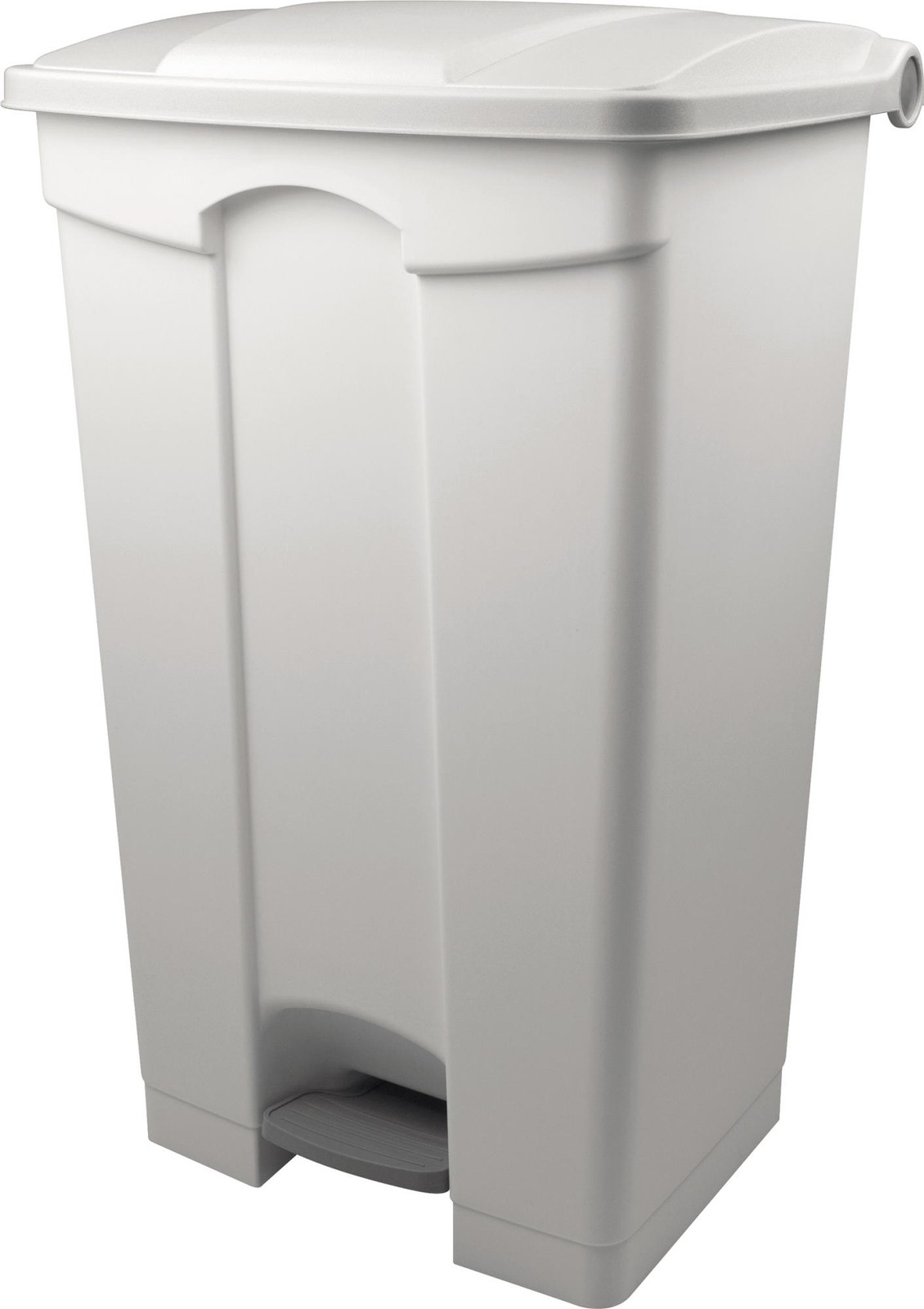 Helit Tret-Abfalleimer 90 liter wit
