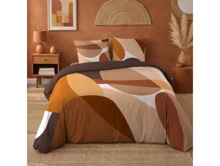 douceur d'intérieur\, Parure de Lit 100% Coton\, 260 x 240 cm\, Boogie\, Motifs
