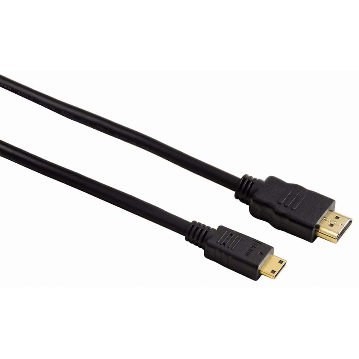 Hama 074229 10,2 Gbit/s HDMI auf HDMI Typ C (Mini) 2 m (Schwarz) 00074229