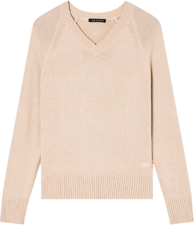 Jersey Armani Exchange Mujer Beige L