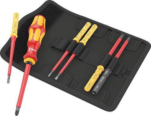 Wera Kraftform Kompakt VDE 7 Universal 2 Elektriker Wechselklingen-Set